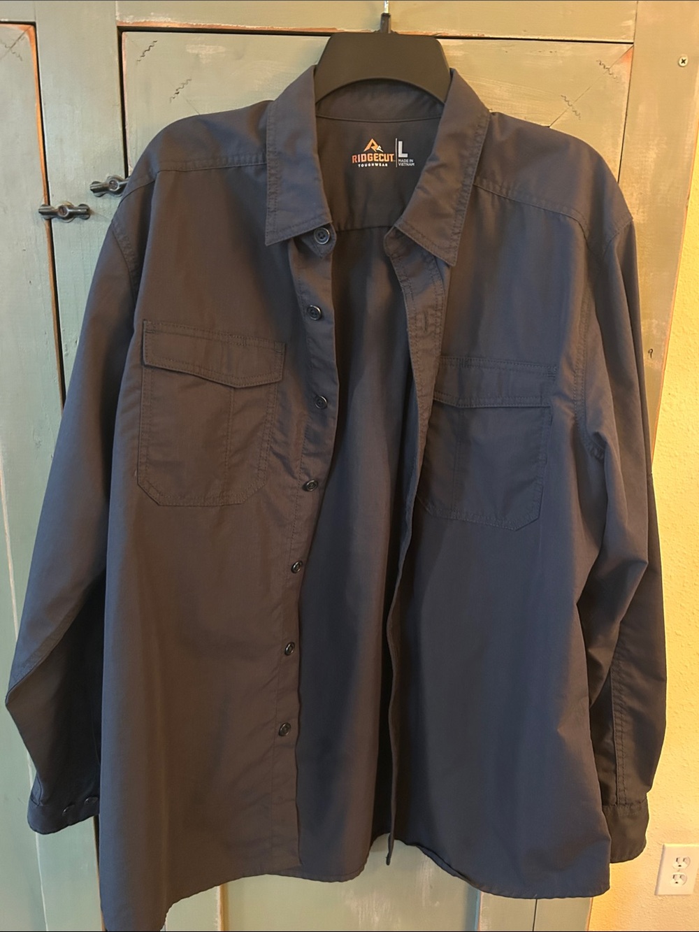 Men's Gray Ridgecut Lightweight Shirt Jacket